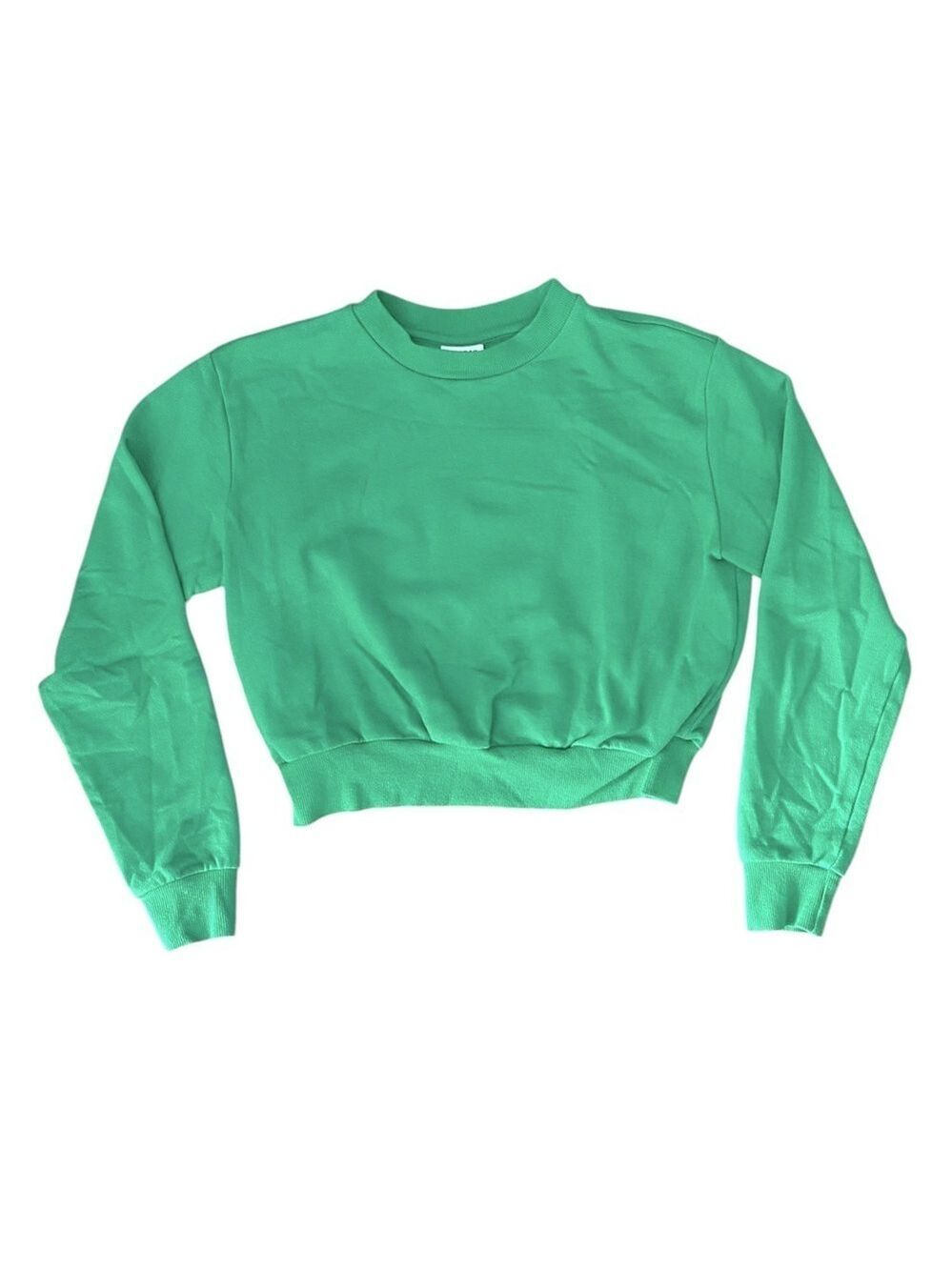 Sunday Best Green Cropped Sweatshirt Size XS